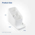 BLUE GINKGO Desk Holder Organizer, Office Supplies, Pencil Holder for Desk Accessories (Made in Korea) - White