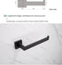 ALDEPO Grab Bars Black Stainless Steel Bathroom Toilet Accessories Toilet Paper Holder Wall Hook Towel Rack Kitchen