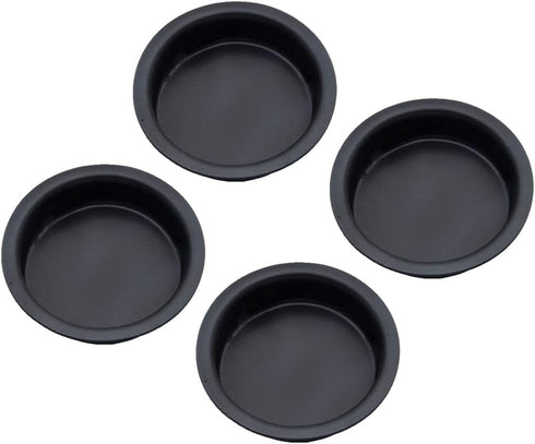 QCAA Solid Brass Finger Pull, 1-3/4", US10B ORB Oil Rubbed Bronze, Made