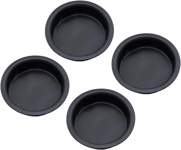 QCAA Solid Brass Finger Pull, 1-3/4", US10B ORB Oil Rubbed Bronze, Made