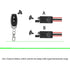 Switch12V,2 5V/12V/24V/48/10A 328FT Wireless Way Mini Remote Switch DC Relay Wireless Light Switch with Long Range