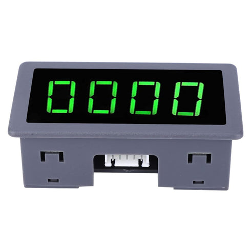 4 Digit LED Motor Tachometer, RPM Speed Measure Meter, Digital Tach Meter with Timer Gauge