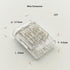 6-Pin 20-22 6-Line (10 Pack) RGBWW Connectors AWG | Solderless Wire Joiners for RGB+CCT Smart LED Lighting Extension