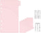 Pink Cash Envelopes A6 Binder Pockets with 6 Tabs and Label Stickers for Budgeting, A6 6-Ring Budget Binder Accessories