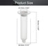 Utoolmart Air Distribution Tube, 10cc Adhesive Syringes Tube Sleeve, Glue Liquid Cartridge Dispensing Syringe Barrel, Plastic Syringe Dispensing, with Piston, Transparent, 4 Pcs