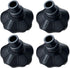 Generic 4pcs (13mm/15mm/16mm) (16mm) Chair Foot Pads for Outdoor Camping, Non-Slip Plastic Leg Mats with Adjustable