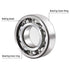 YAMASO 20 Pcs 608 2RS Ball Bearings, Bearing Steel and Double Rubber Sealed Miniature Deep Groove Ball Bearings, 8mm x