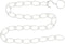 National Hardware N275-073 V2660 Extender Chain Kit, White, 36 Inch