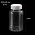 uxcell 5 Pcs Plastic Lab Chemical Reagent Bottle, 200ml/6.8oz Wide Mouth Liquid Storage Container