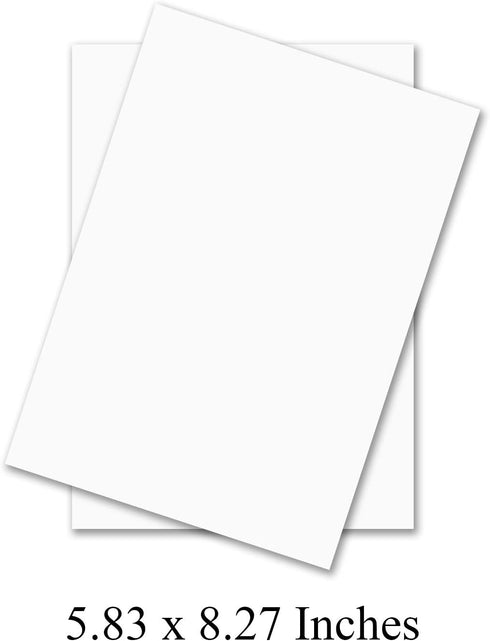 A5 24 lb (90 5.83" 8.27" inches (148 210 mm A4) 250 Premium Multi Purpose White Paper - GSM) | For Copy, Printing