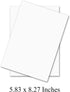 A5 24 lb (90 5.83" 8.27" inches (148 210 mm A4) 250 Premium Multi Purpose White Paper - GSM) | For Copy, Printing