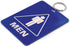 Lucky Line Men's Restroom Pass Key Tag, Plastic with Split Key Ring Keychain Identifier, 1 Per Pack (53101) LARGE for