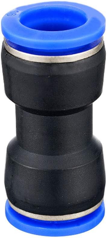 Metalwork Plastic Push to Connect Straight Union Pipe Tube Fitting, 10mm OD x 10mm OD, Straight Pneumatic Connector