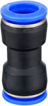 Metalwork Plastic Push to Connect Straight Union Pipe Tube Fitting, 10mm OD x 10mm OD, Straight Pneumatic Connector