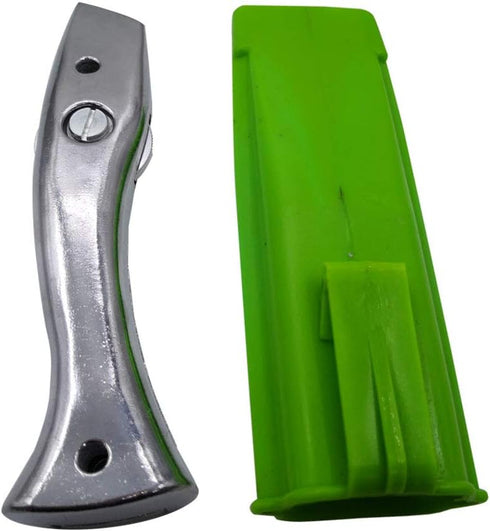 Dolphin PVC Zinc-aluminum Alloy Handle Roll Floor Cutter Knife with 10pcs Blade