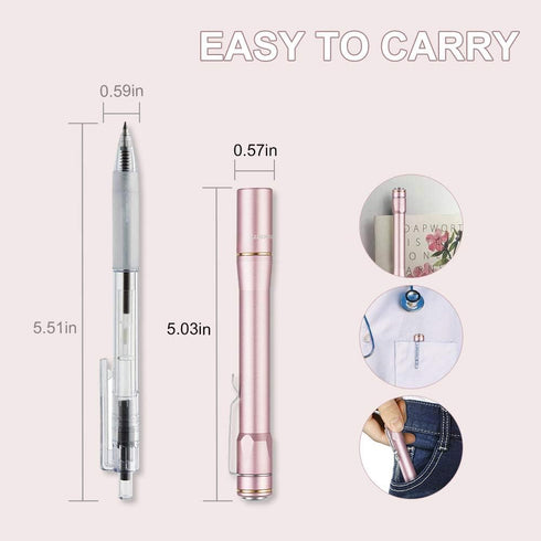 LUMINTOP IYP365 LED Penlight, Super Bright Nichia LED Aluminum Alloy Light, IPX-8 Waterproof, 3 Modes, 2AAA Battery