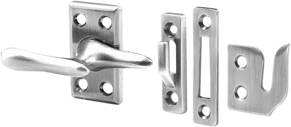 Prime-Line H 4158 Satin Nickel Casement Window Lock, Single Pack