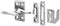 Prime-Line H 4158 Satin Nickel Casement Window Lock, Single Pack