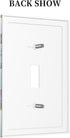 haigof 1 3 5 Inch Antarctic Penguins Light Switch Cover Wall Plate Gang Single Plates Print Faceplate Home Decor X