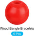 Threaded Ball Knobs (40mm/1.57") 6Pcs, Plastic Ball Lever Knob with M12 Female Thread Iron Insert