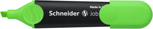 Schneider Highlighter Job Pen, Refillable, Green