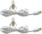 KGC C7 Accessory Cord with 2 C7 Led Light Bulb Candelabra-Base E12