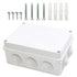 MAKERELE IP65 Watertight Electrical Box, Plastic Waterproof Dustproof Universal Electrical Project Enclosure, White