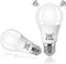 LUXON Radar Motion Sensor Light Bulbs, Dusk to Dawn LED Bulbs, 5W 6000K Cool White, A19 E26 Base, Pack of 2.
