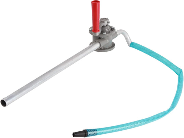 Rotary Hand Oil Transfer Pump, Portable Oil Pump for Gasoline and Kerosene, Hand Fuel Pump with Clockwise Rotation