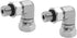 (2-PACK) 6901-04-04-NWO Hydraulic Hose Adapter Fitting 1/4" Male Adjustable Nut O-Ring Boss × 1/4" Female Swivel