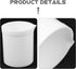 Lab Beaker, PTFE Beaker Acid and Alkali Resistant, High Lubrication White Measuring Cup for Lab (100ml)