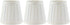 MUNEFE Lamp Shade Clip On Bulb, Cloth Pendant Light Shade, Barrel Lampshade for
