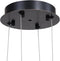 Black Adapter for RS Lighting Chandelier Light Fixtures for Sloped Vaulted Groove