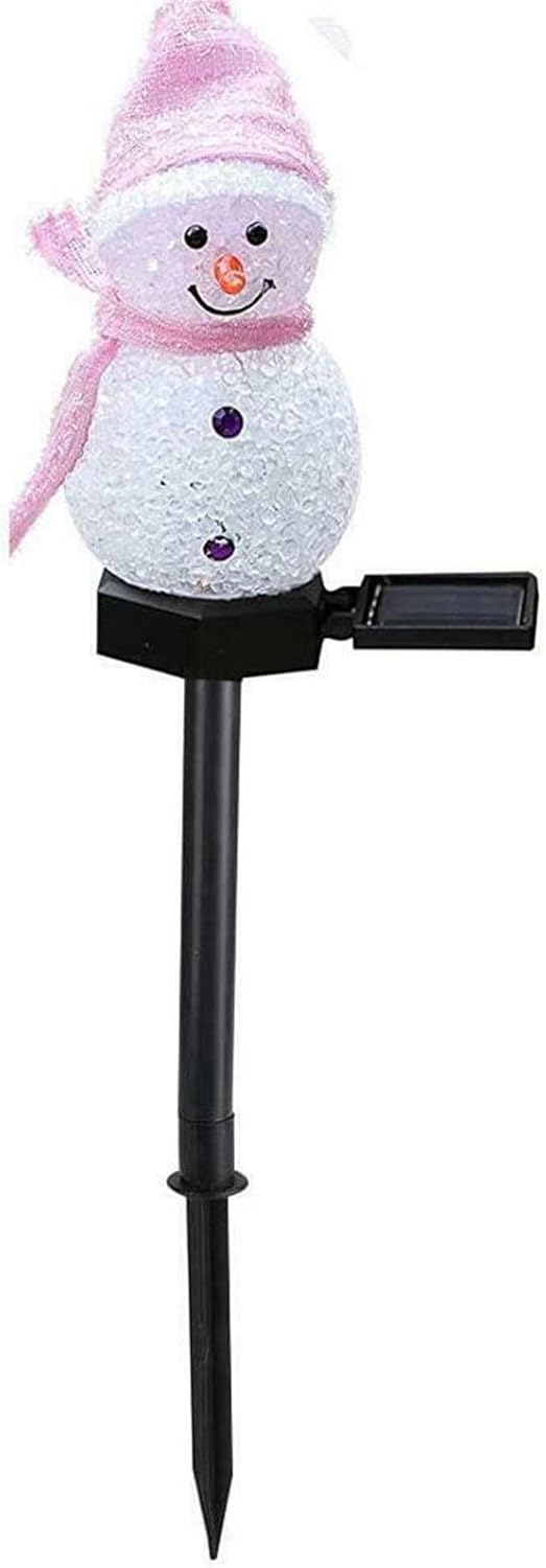 generic Christmas Decorations Christmas Lights Solar Powered Floor Mounted Lights, Christmas Decoration, Snowman