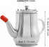 24oz/550ml PRETYZOOM Bacon Grease Container Stainless Steel Food Oil Container with Strainer Can Kitchen Filter Pot