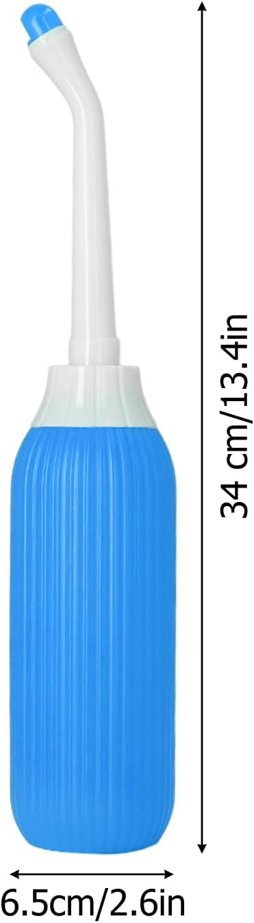 500ml Portable Bidet Spray Bottle, Multipurpose Hygiene Care, Anal Douche with Spray Nozzle for Postpartum