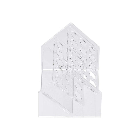 uxcell Slant Rack Acrylic Test Tube Holder, Clear, 15 Wells for 10ml/15ml Centrifuge Tubes
