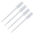 Transfer Pipettes, 100 Pack Clear Plastic Disposable Liquid Droppers, Graduated Pipetting for Laboratory Experiment, 3ML