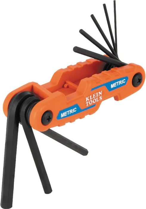 Cmpct Folding Hex Key Set, SAE & Metric