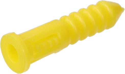 Hillman 370326 Ribbed Plastic Anchor, 4-6-8 x 7/8-Inch, Yellow, 100 Count