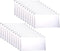 Plastic Envelopes with Zipper, 5 x 10 Clear Poly Envelope Folder, 20 Packs