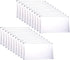 Plastic Envelopes with Zipper, 5 x 10 Clear Poly Envelope Folder, 20 Packs