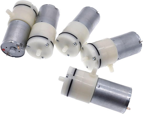 GDBGJPKM 5PCS 370 (3.7V/6V/12V) Pump(6V 5PCS) Mini Air Pump Electric Micro Vacuum Booster Motor for Beauty Instrument