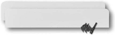 Eagle 1 Rain Gutter Valley Splash Guards, Straight or Bent, Includes Screws and 1/4" Bit Driver (Classic Straight)