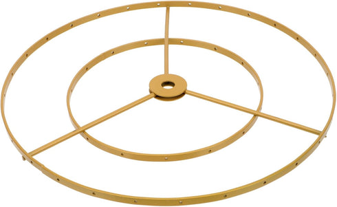 NUOBESTY Double Layer Chandelier Lampshade Frame for DIY Ceiling Light Iron Art