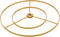 NUOBESTY Double Layer Chandelier Lampshade Frame for DIY Ceiling Light Iron Art