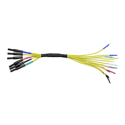 HT306 4 Connectors Sizes Universal Breakout Leads, 6 Channel Test Lead Set for Automotive