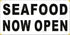 Alice Graphics 22" 44" X SEAFOOD NOW OPEN Vinyl Banner Sign, Existing Text Change Available (Optional)