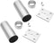 DOITOOL 2pcs Adjustable Metal Cabinet Legs Replacement Furniture Feet for Tv Stand