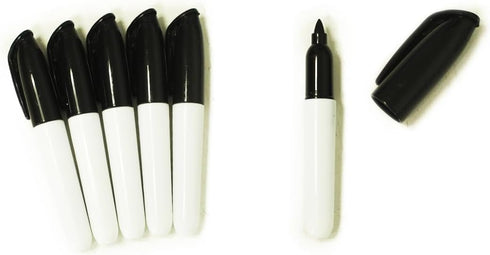 SKKSTATIONERY 36 Pcs Mini Dry Erase Markers, Whiteboard Marker Pens, 3.5'', Black